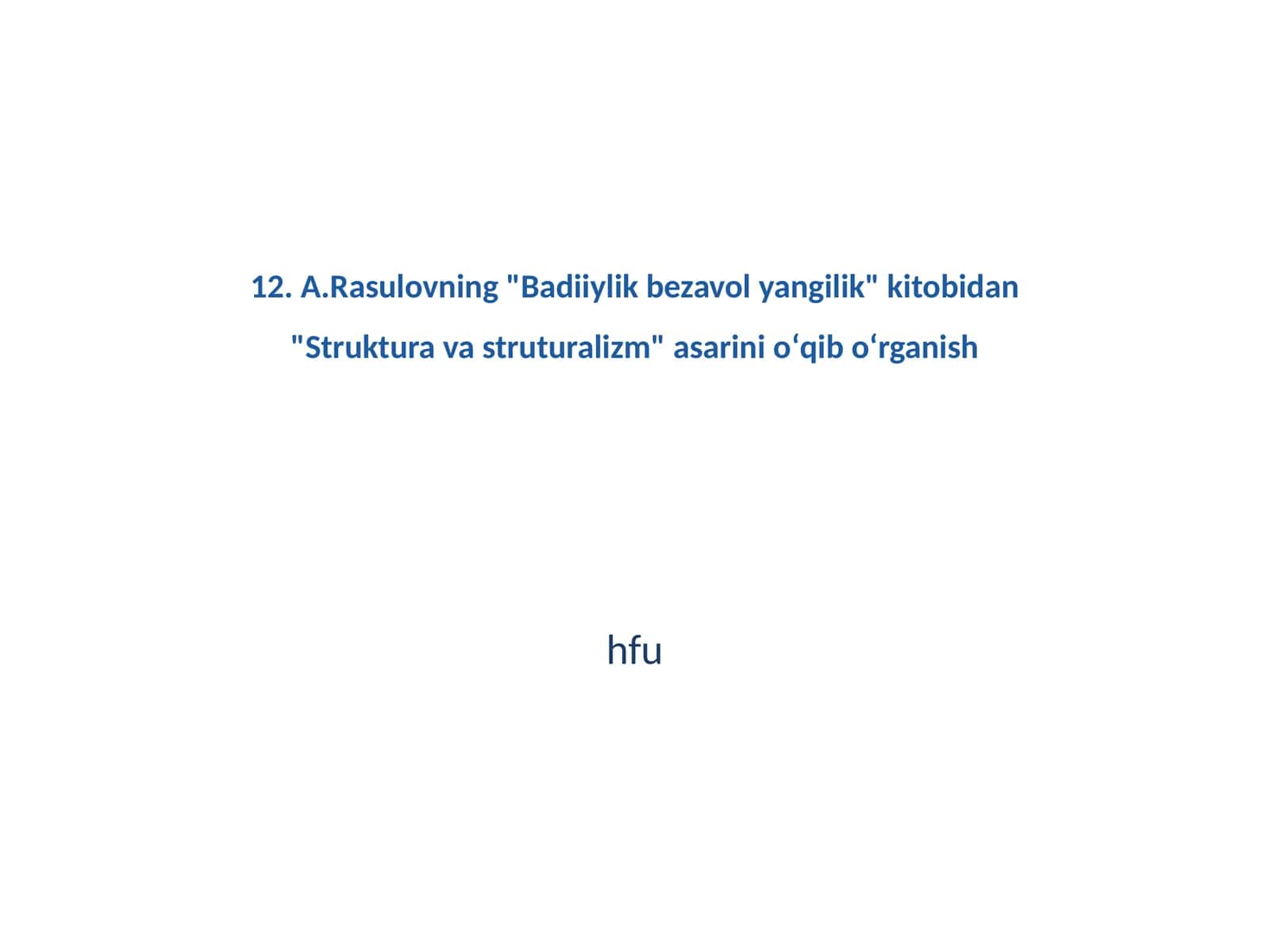 Struktura va struturalizm 1
