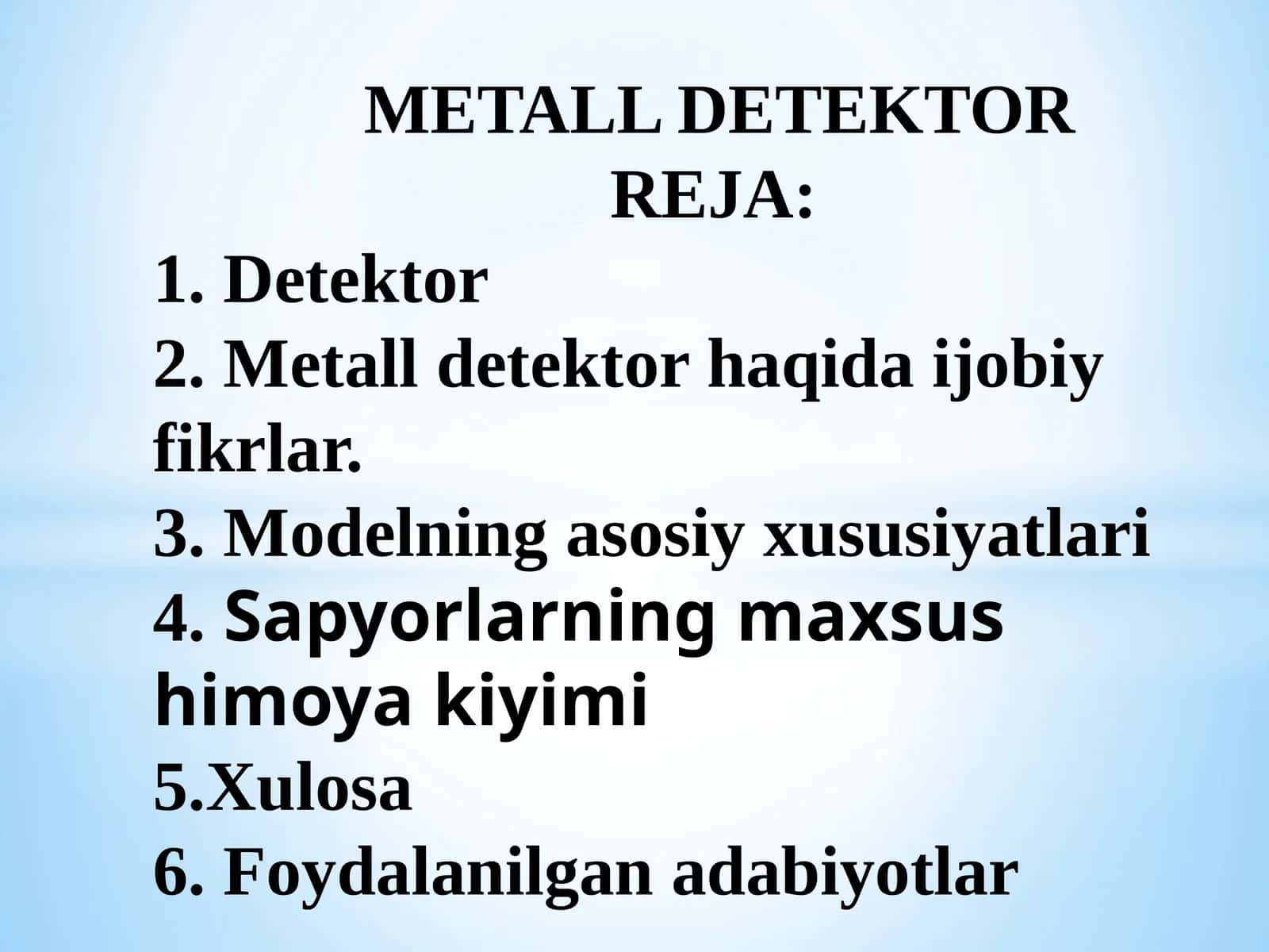 METALL DETEKTOR 1