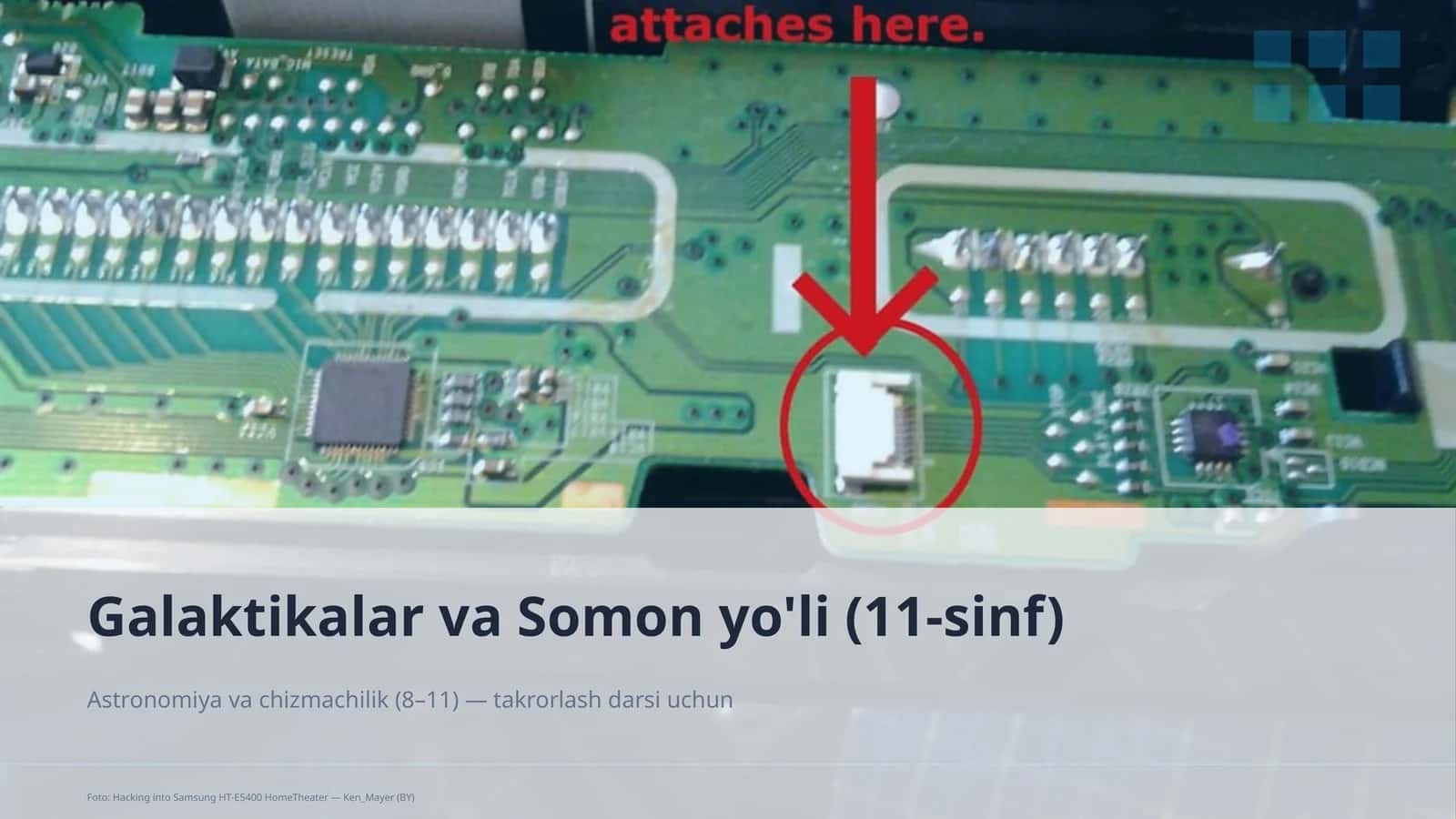 Galaktikalar va Somon yo'li (11-sinf) 1