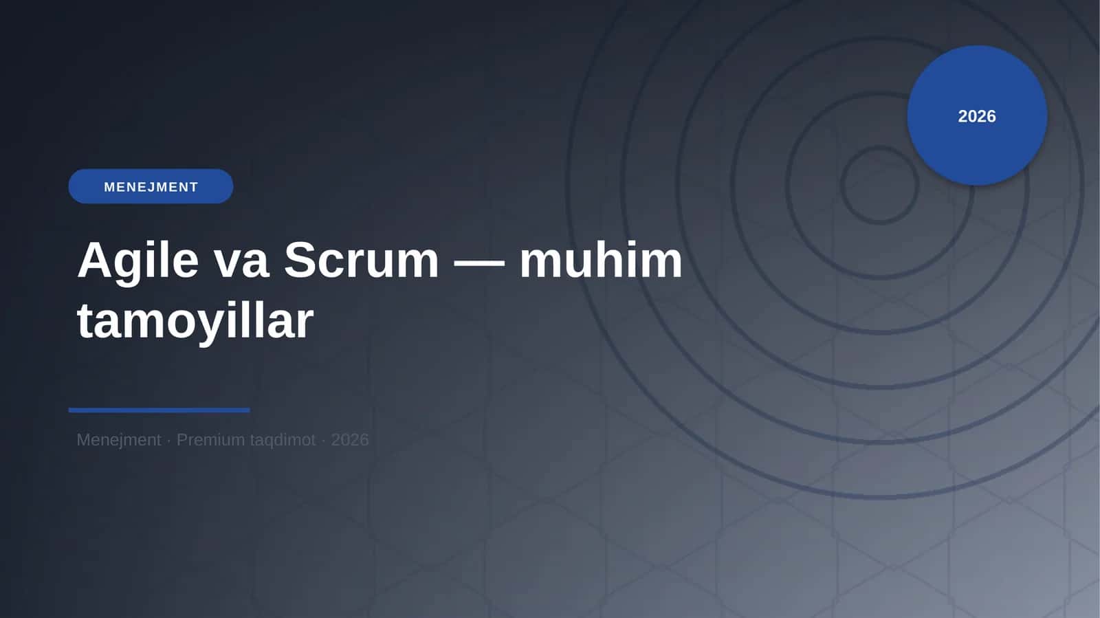 Agile va Scrum — muhim tamoyillar 1