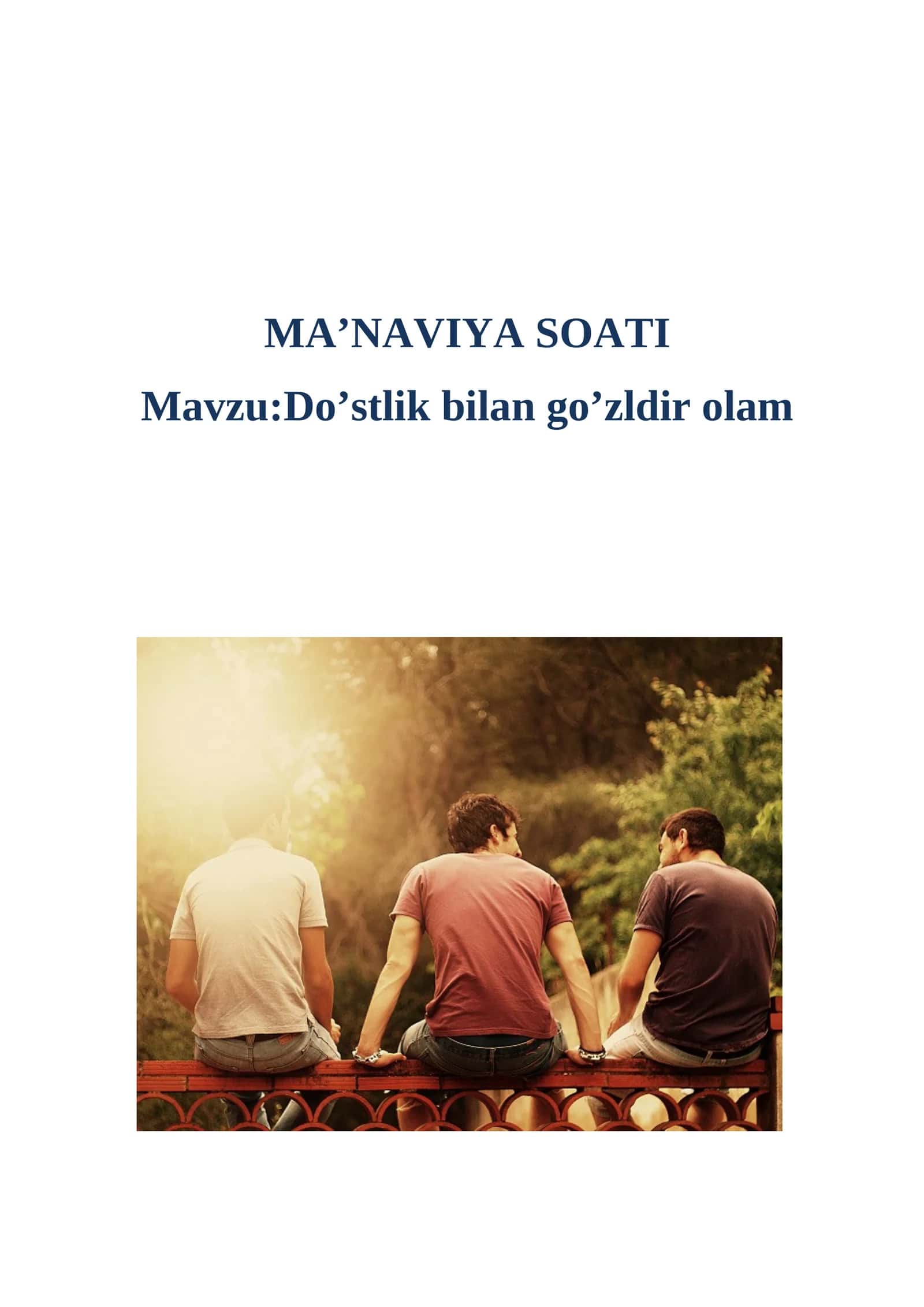 MA’NAVIYA SOATI 1