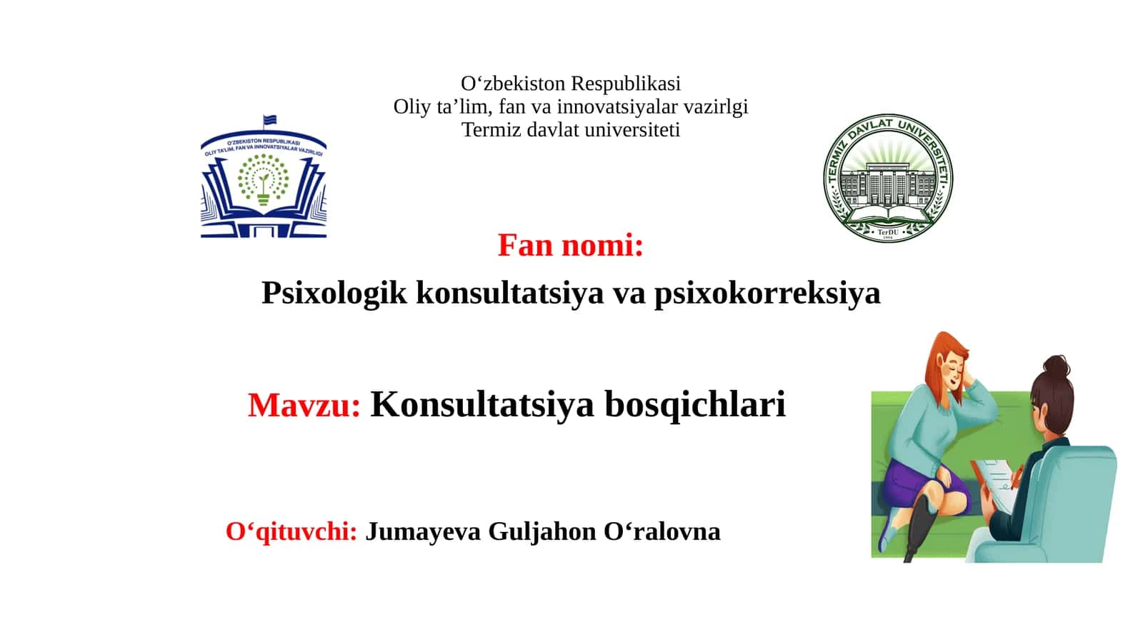 Konsultatsiya bosqichlari 1