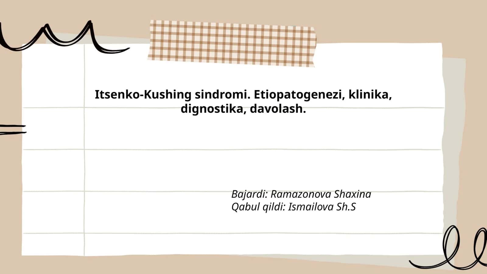 Itsenko-Kushing sindromi 1