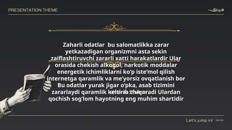 Zaharli odatlar 1