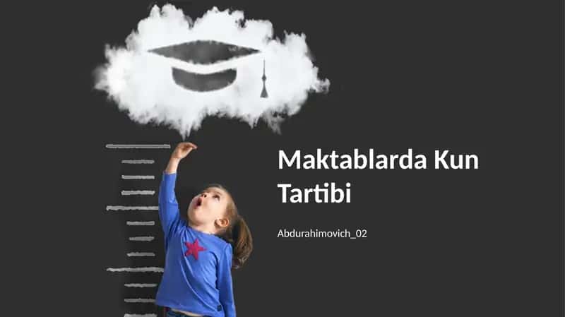 Maktablarda Kun Tartibi 1