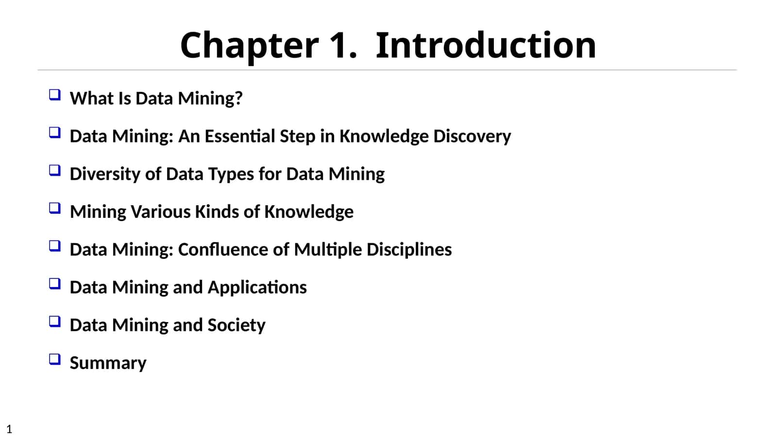 Data Mining: An Essential Step in Knowledge Discovery 1
