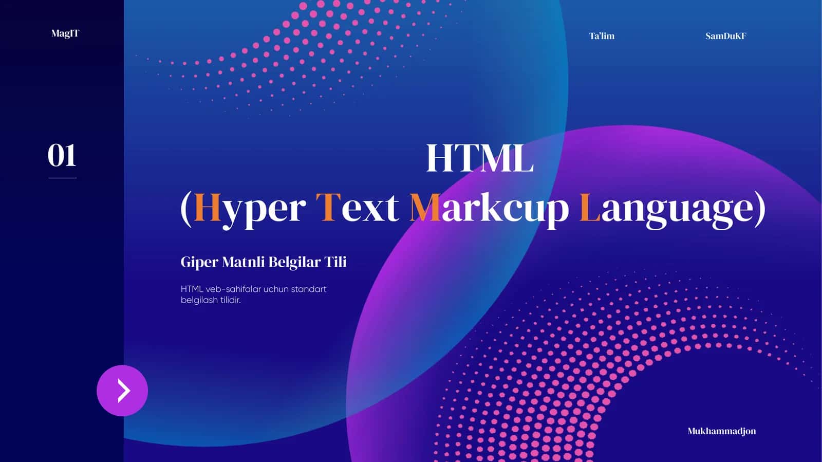 HTML 1