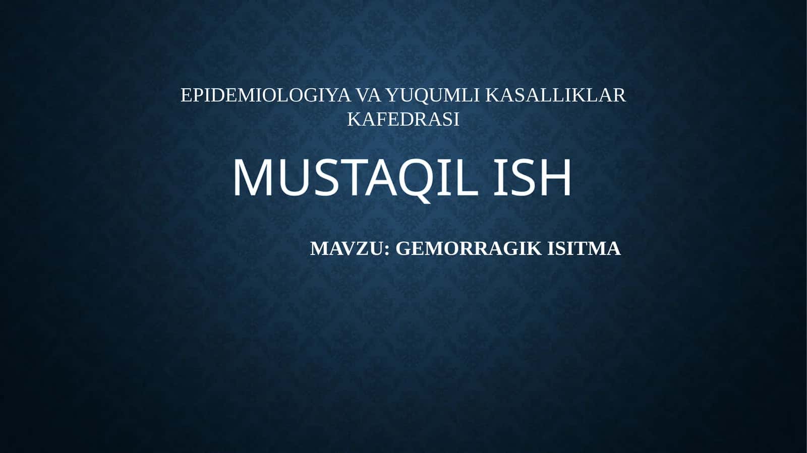 GEMORRAGIK ISITMA 1