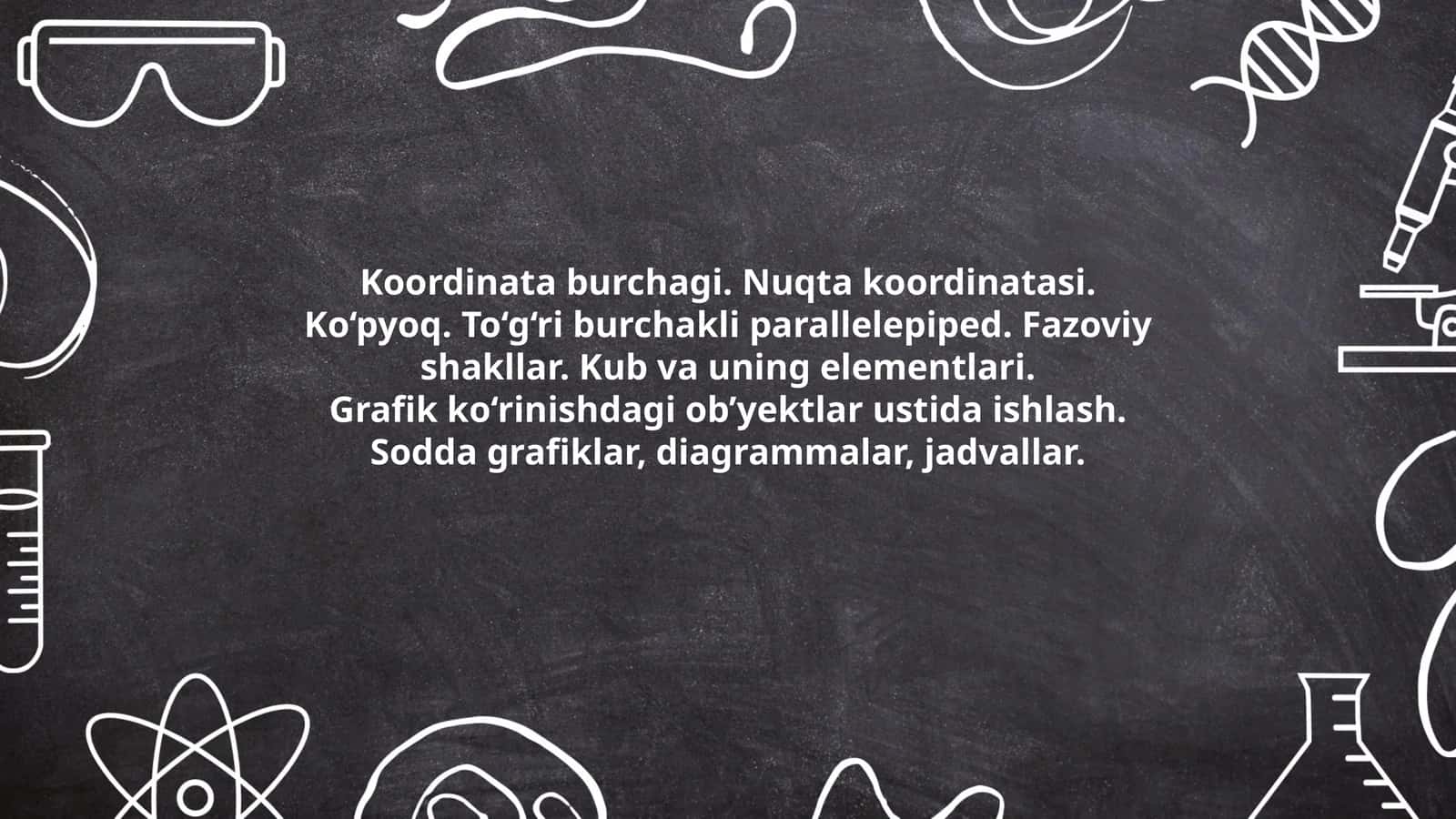 Koordinata burchagi 1