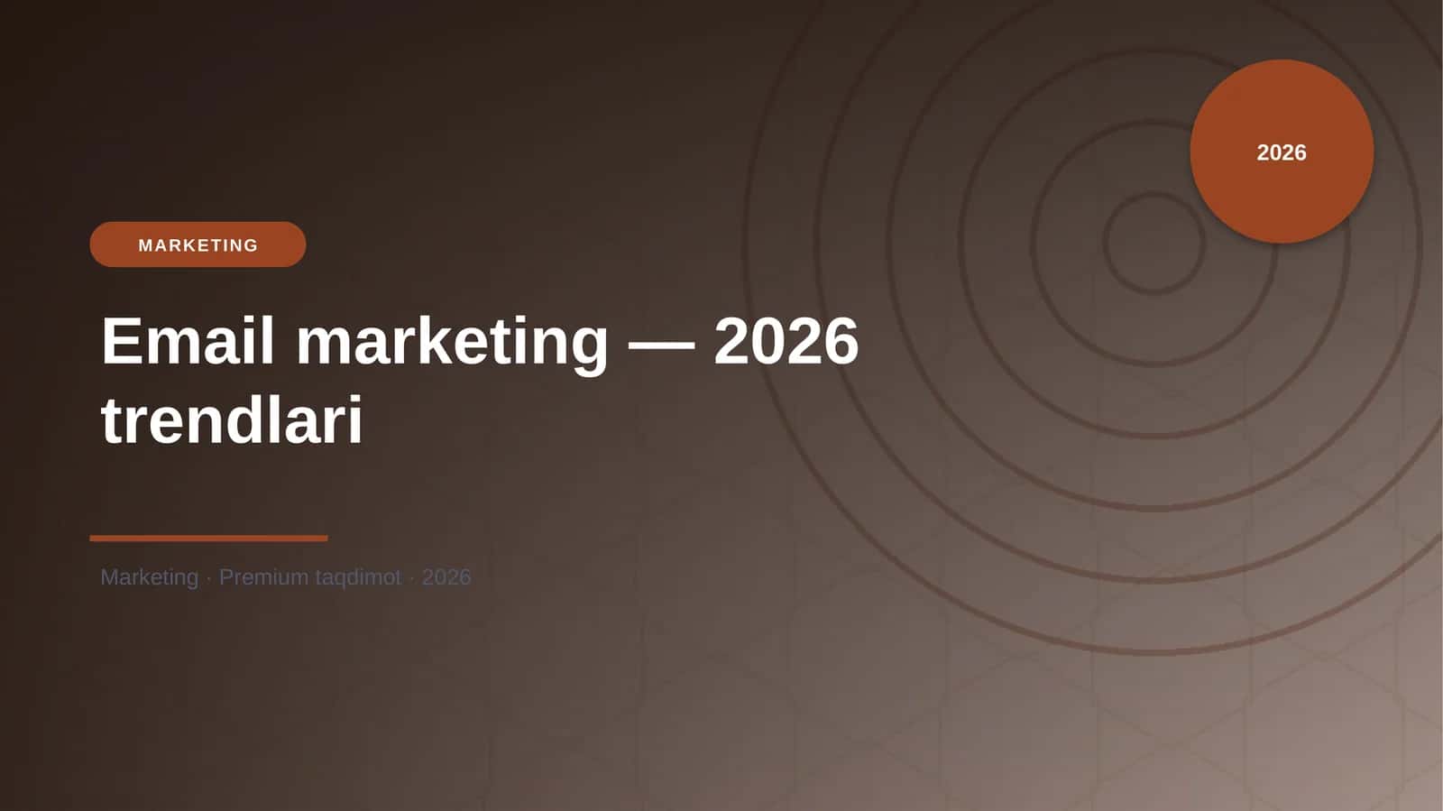 Email marketing — 2026 trendlari 1