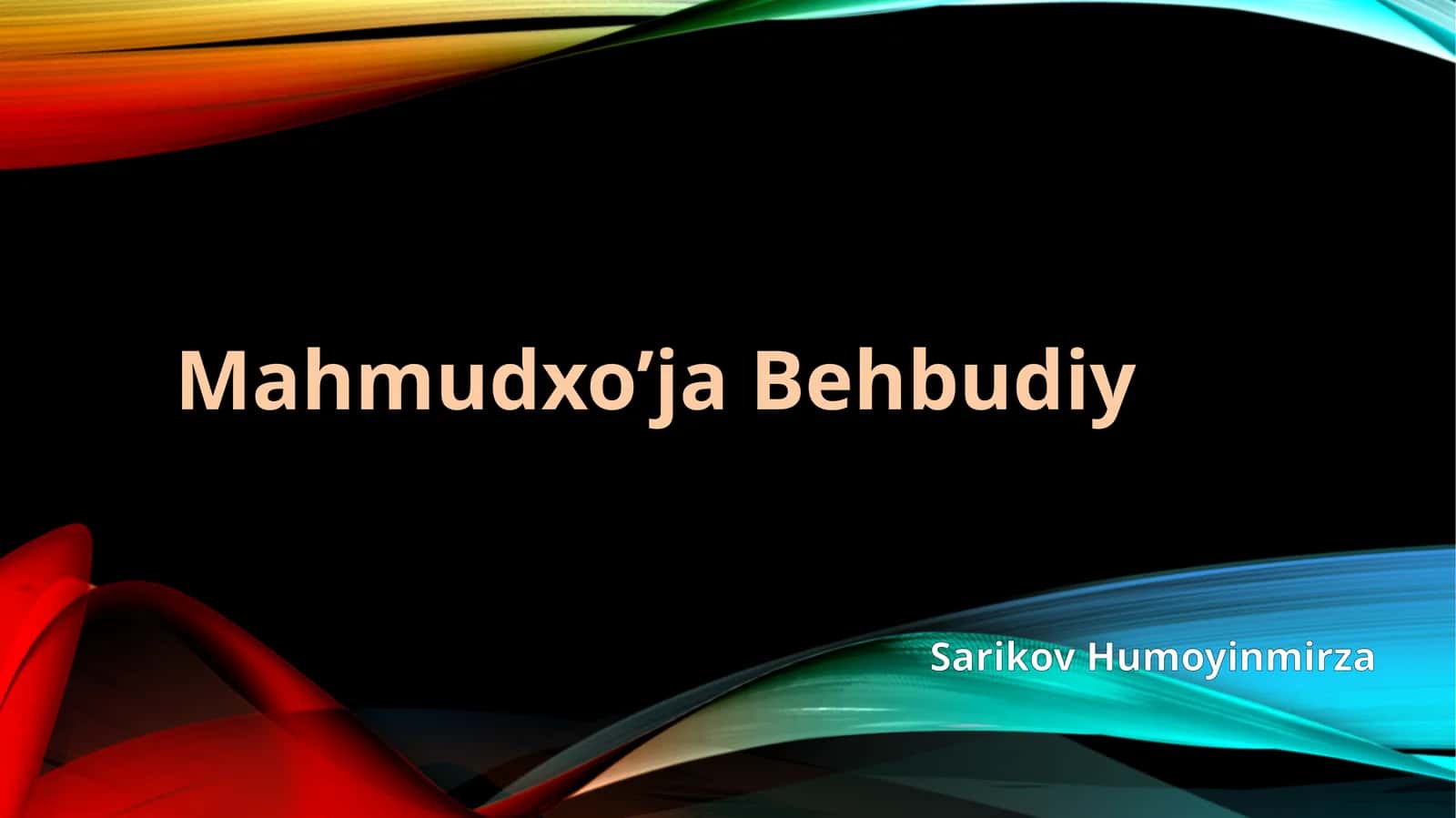 Mahmudxo’ja Behbudiy 1