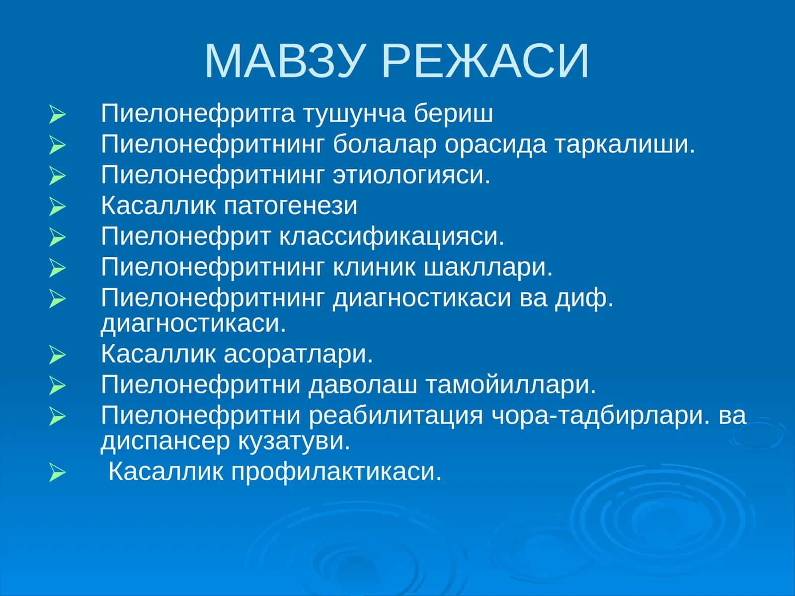 Пиелонефрит 1