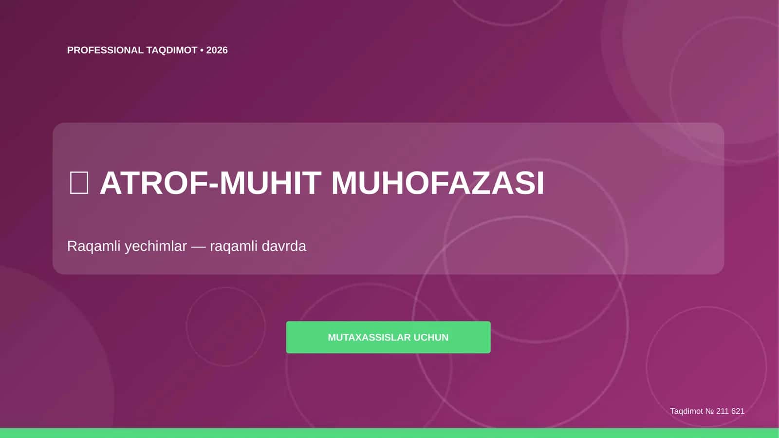 ATROF-MUHIT MUHOFAZASI 1