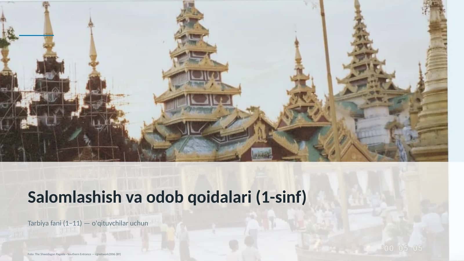 Salomlashish va odob qoidalari (1-sinf) 1