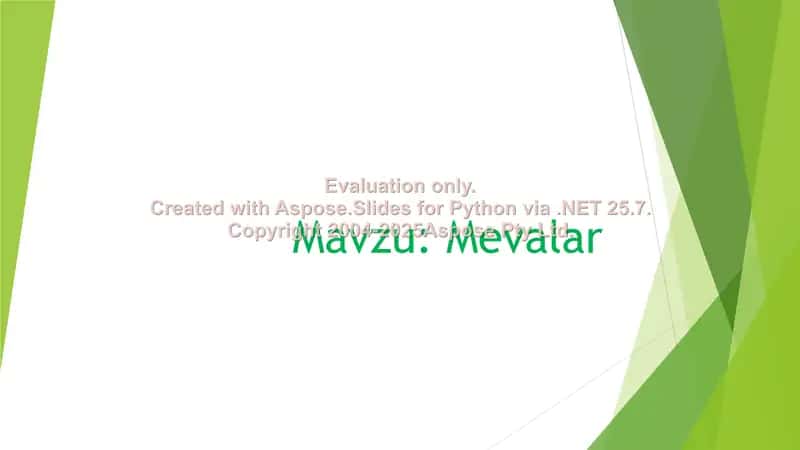 Mevalar 1