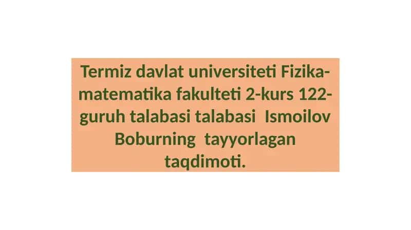 Tranzistorlar 1