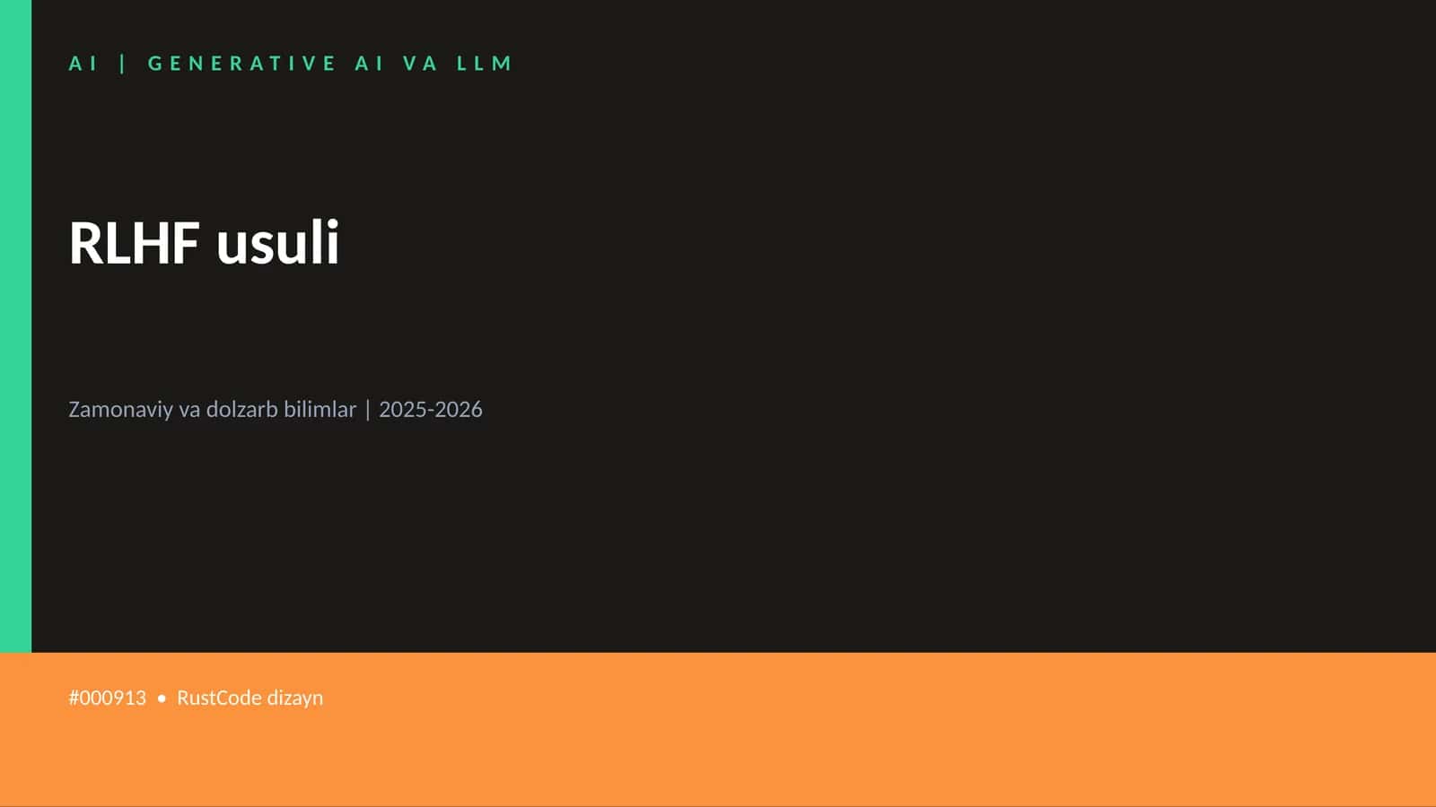 RLHF usuli 1