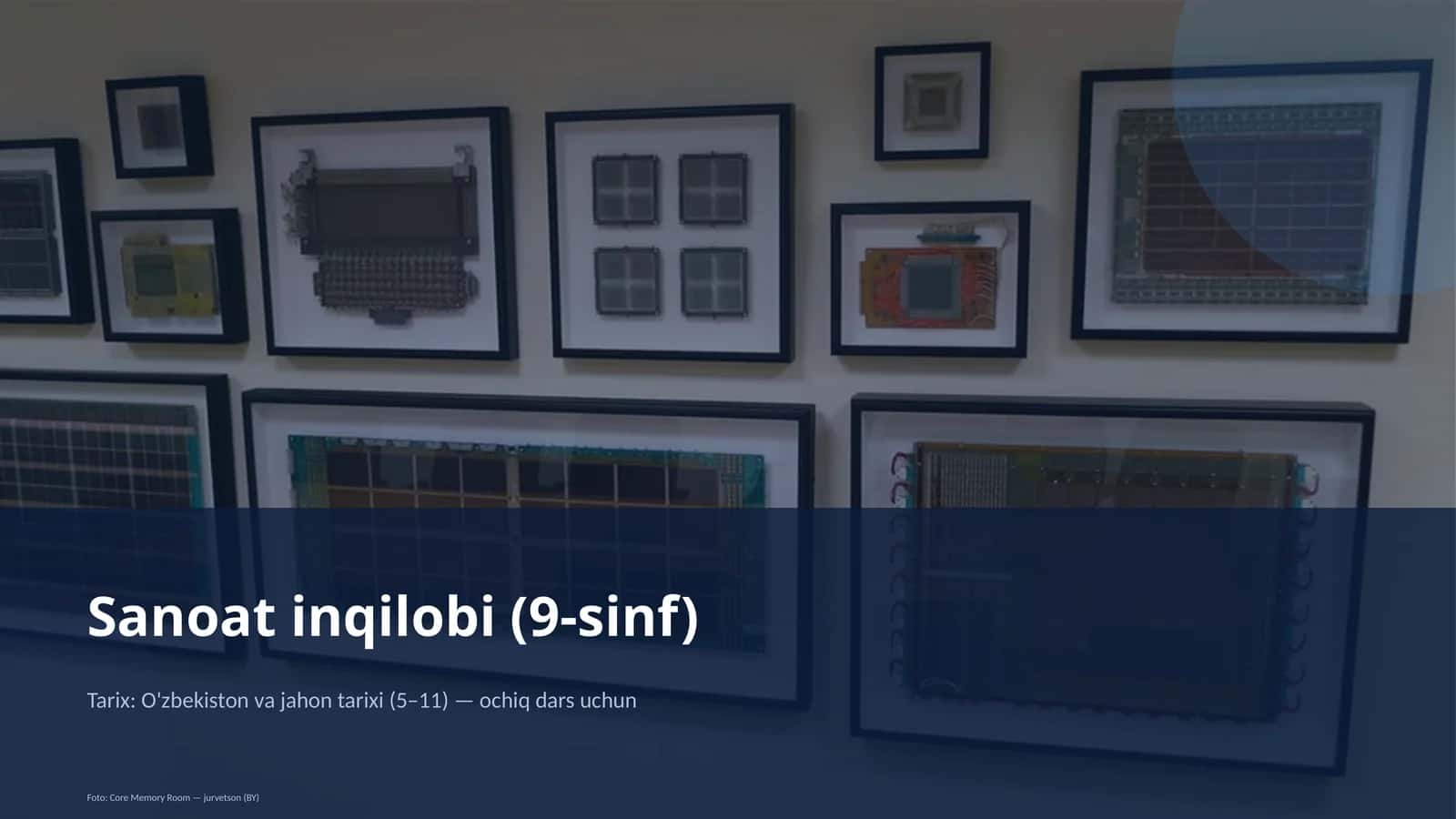 Sanoat inqilobi (9-sinf) 1