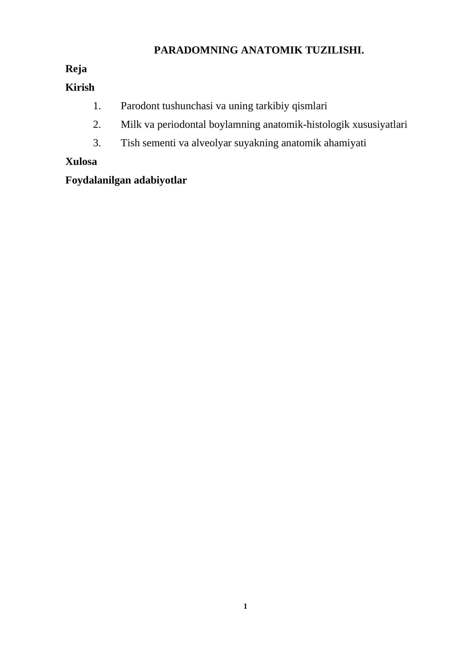 PARADOMNING ANATOMIK TUZILISHI 1