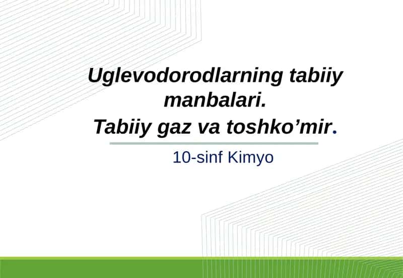 10-sinf Kimyo 1
