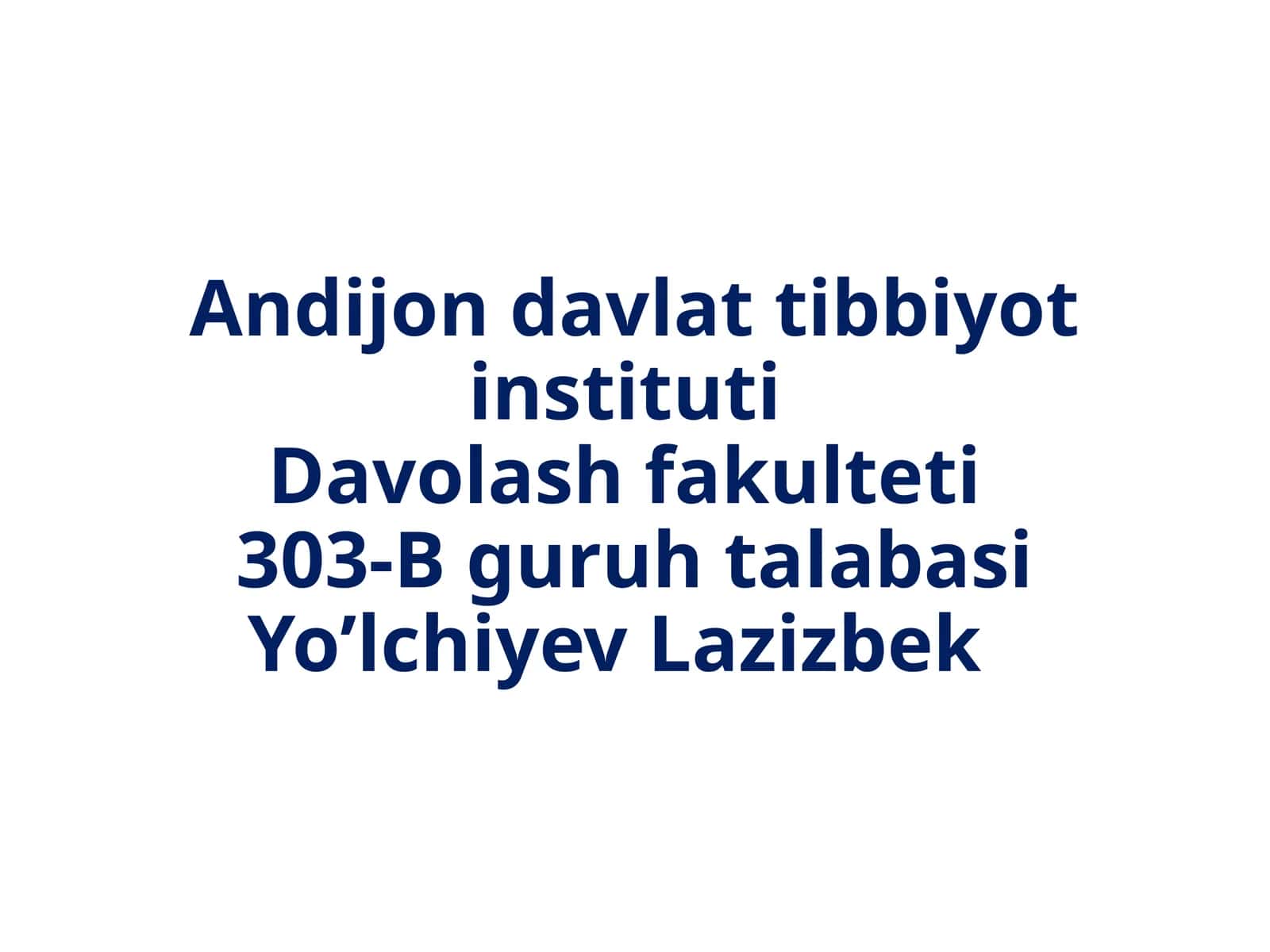 Qonning o`zgarishlari semiotikasi 1