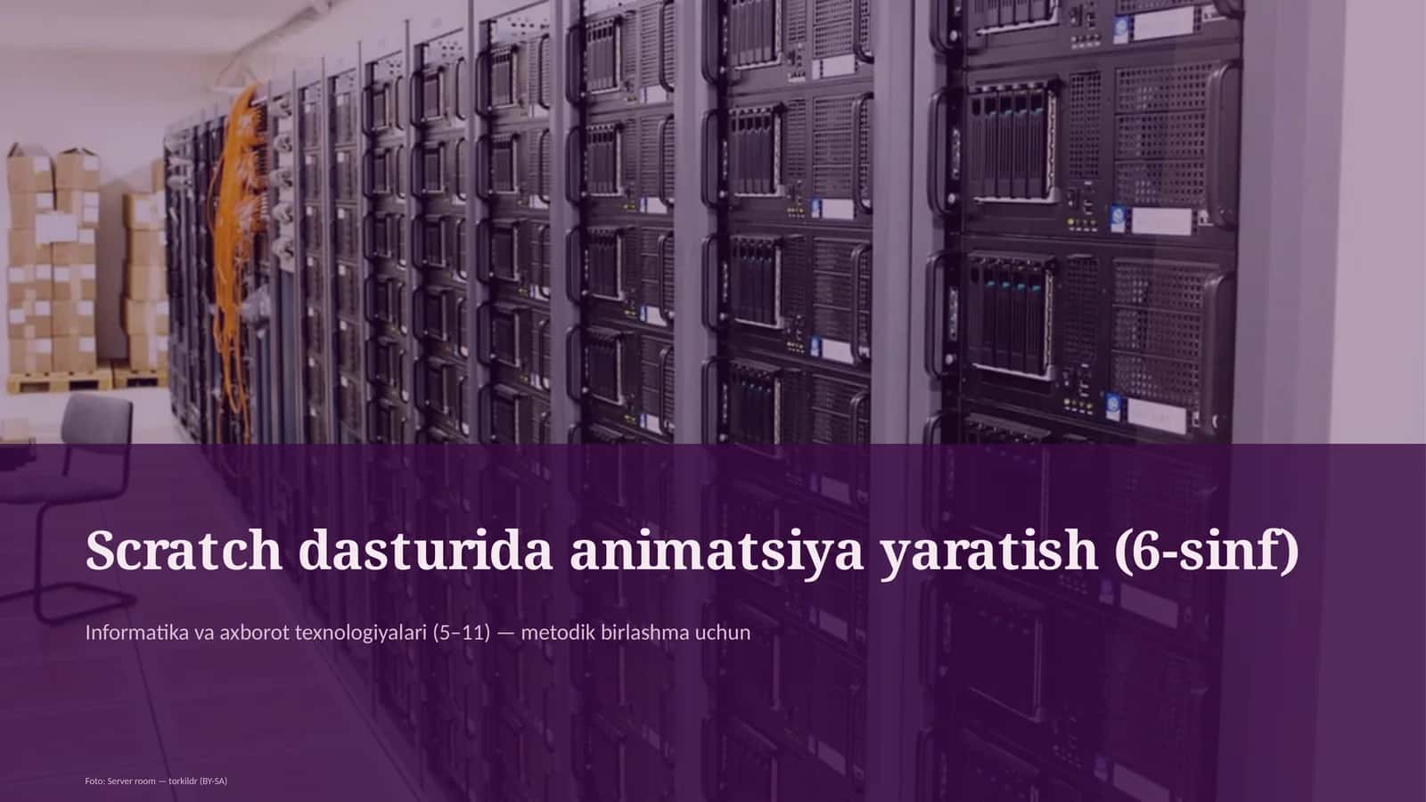 Scratch dasturida animatsiya yaratish (6-sinf) 1