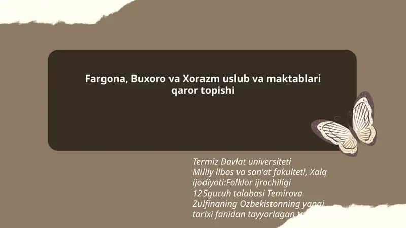 O'zbekistonning yangi tarixi 1