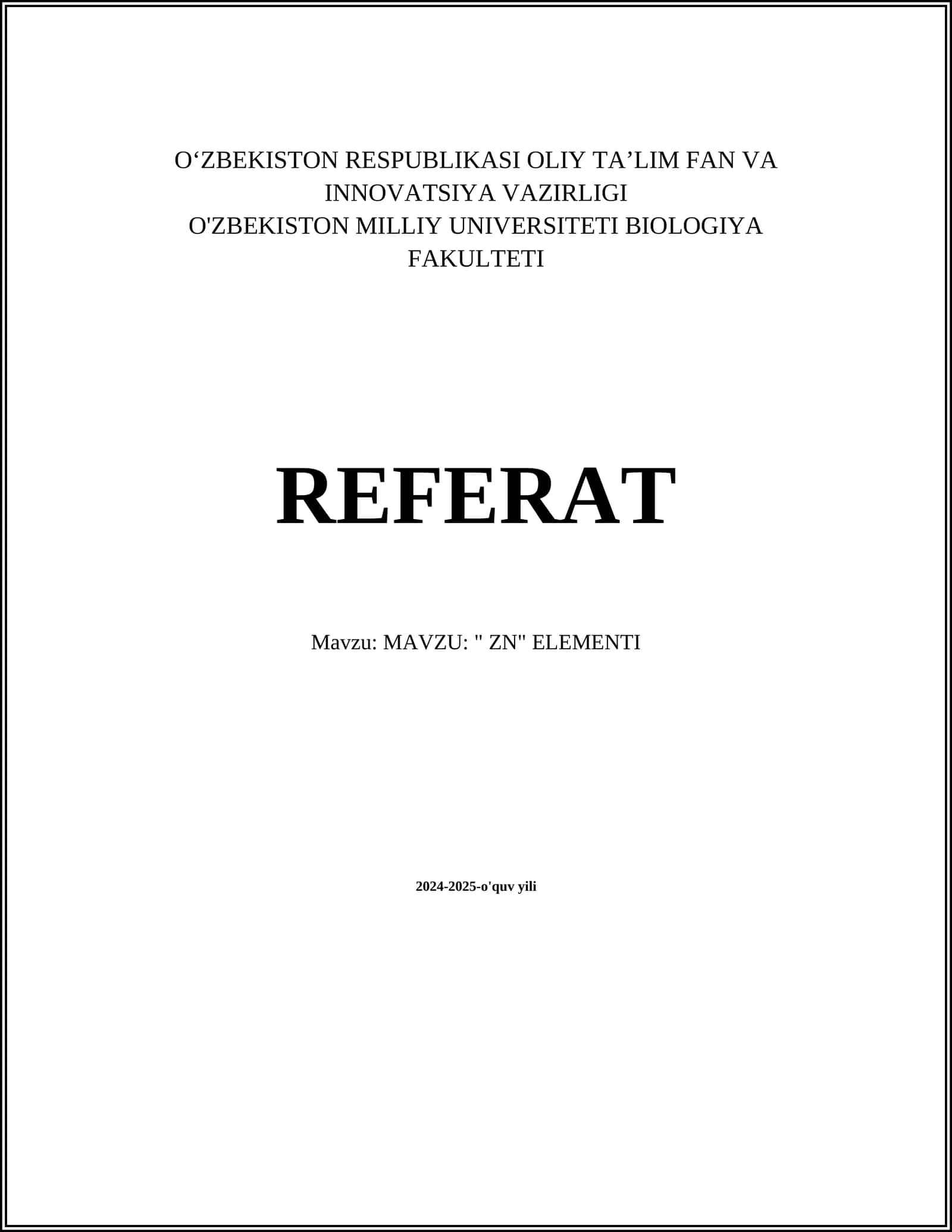" ZN" ELEMENTI 1