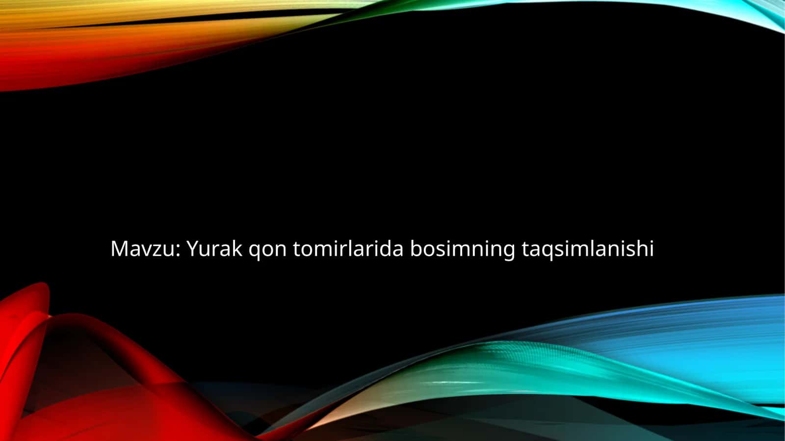 Yurak qon tomirlari 1