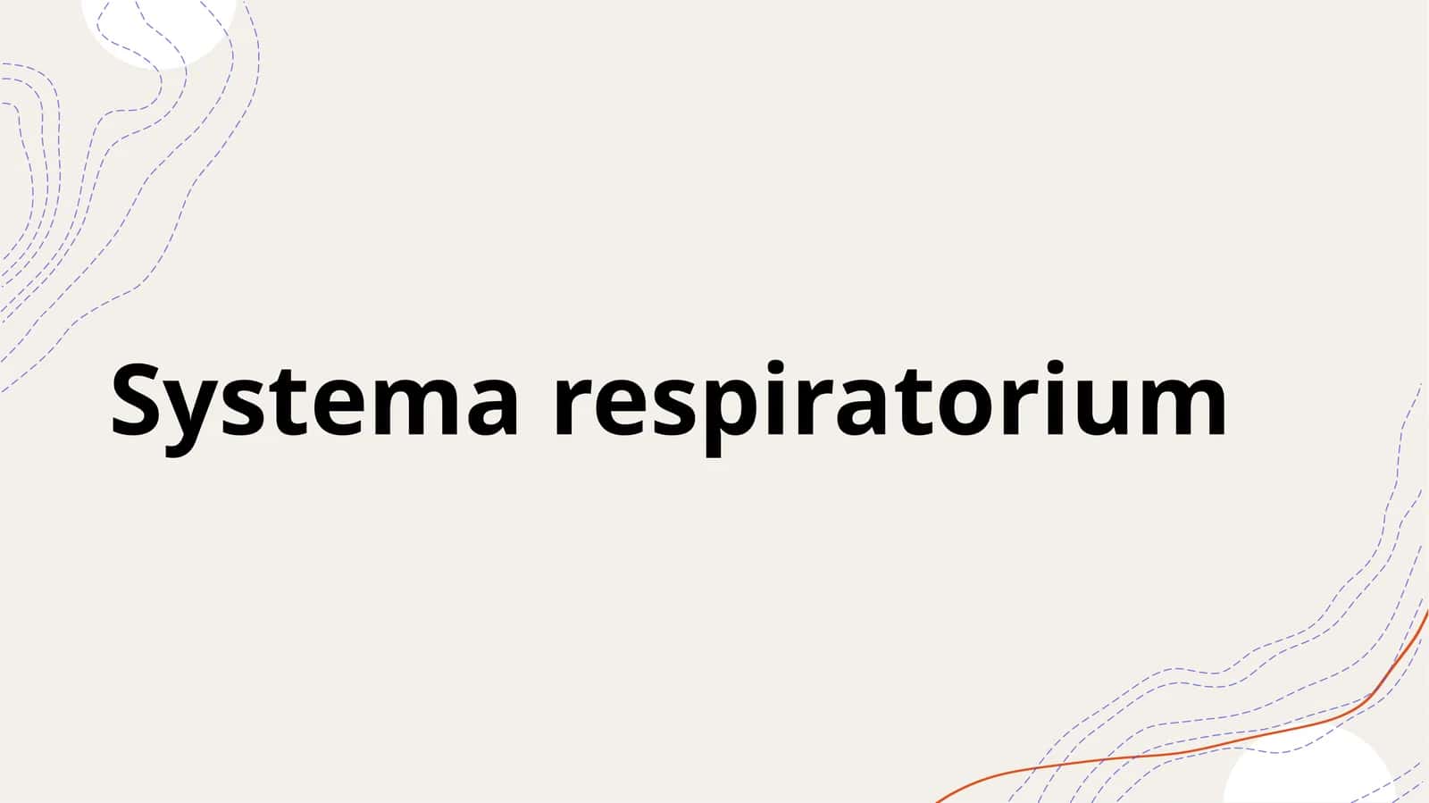 Systemarespiratorium 1