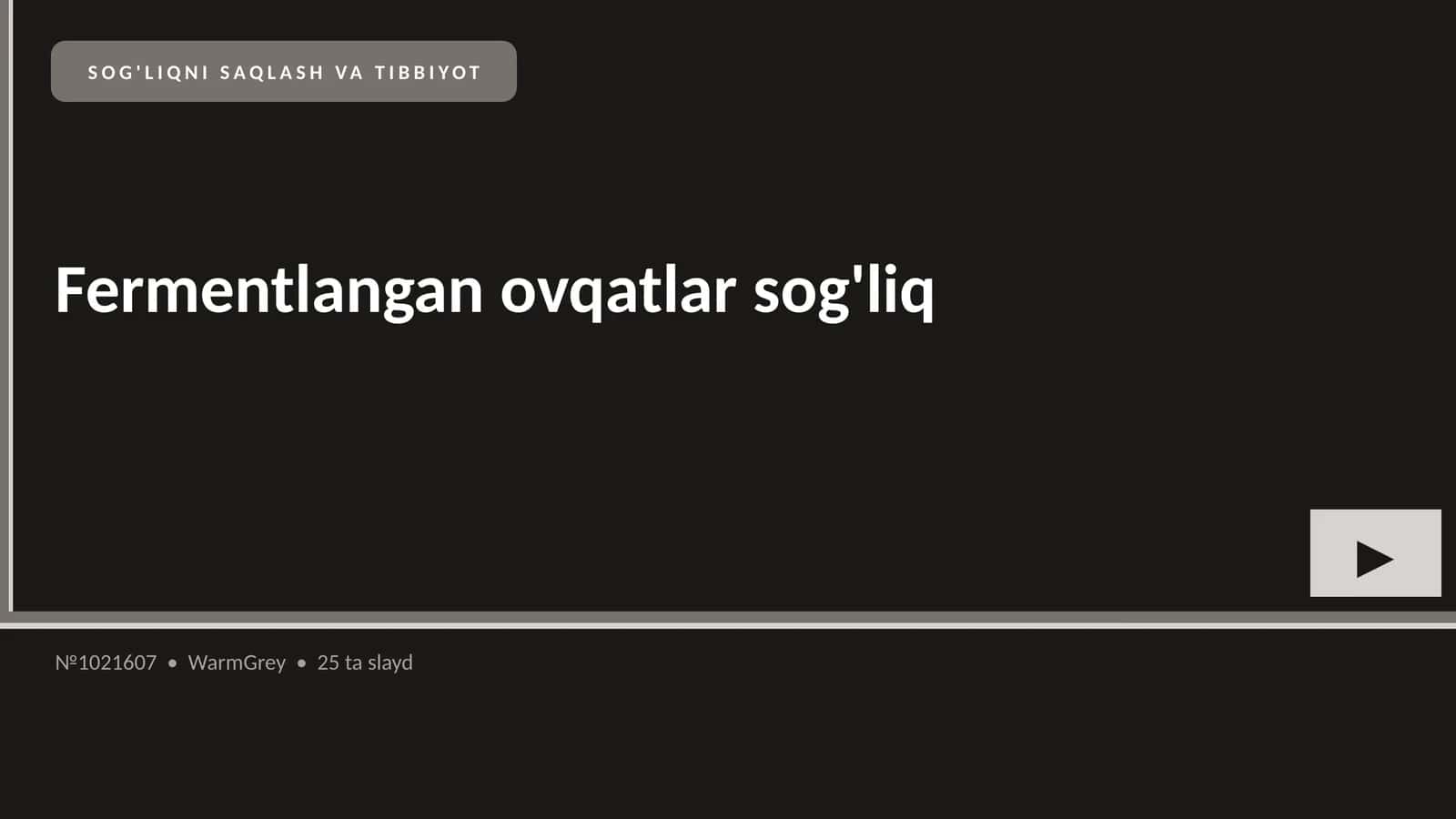 Fermentlangan ovqatlar sog'liq 1