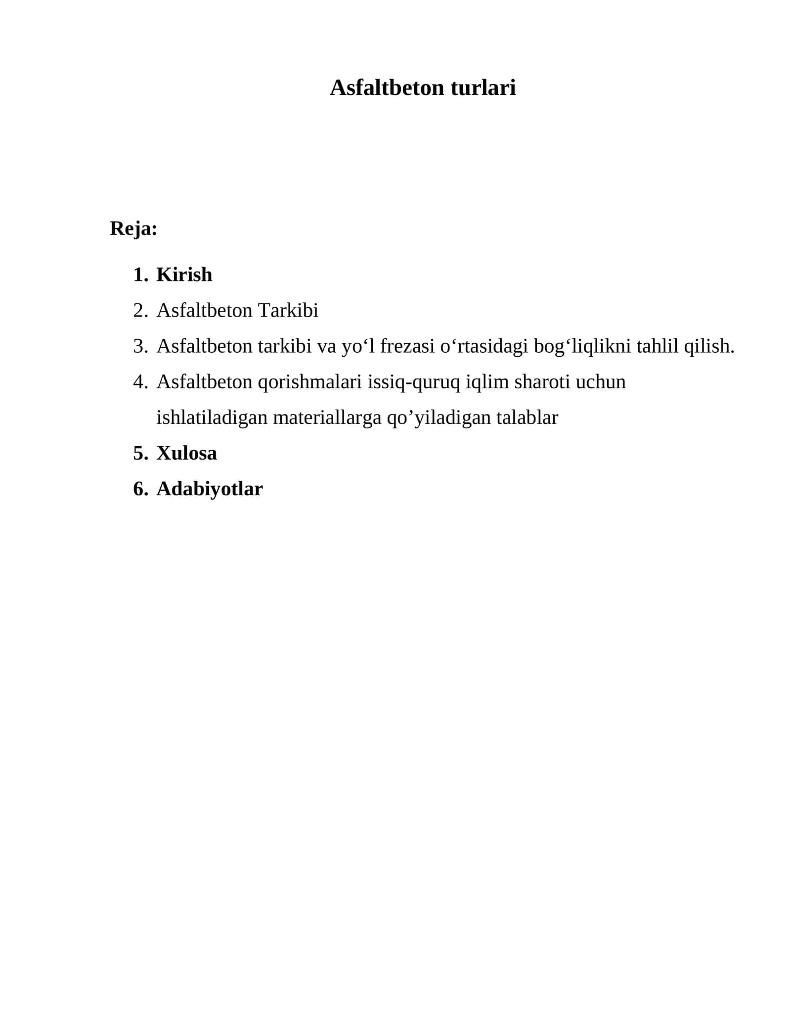 Asfaltbeton turlari 1