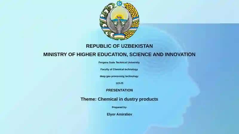 Chemical Industry Products