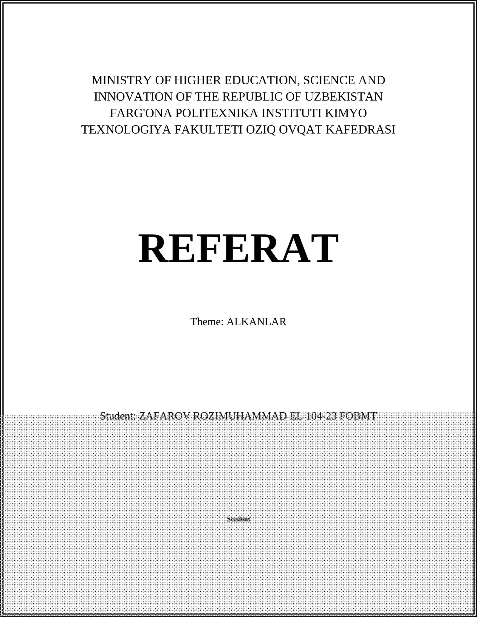 ALKANLAR 1