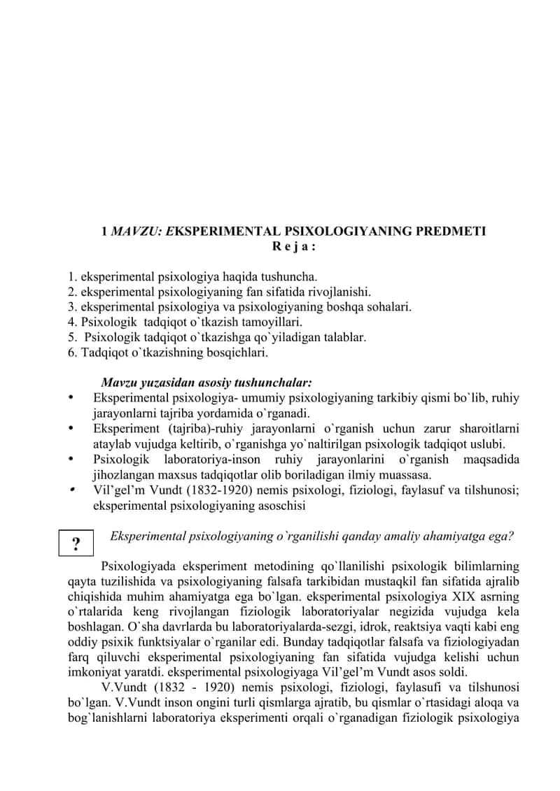 Eksperimental Psixologiya 1