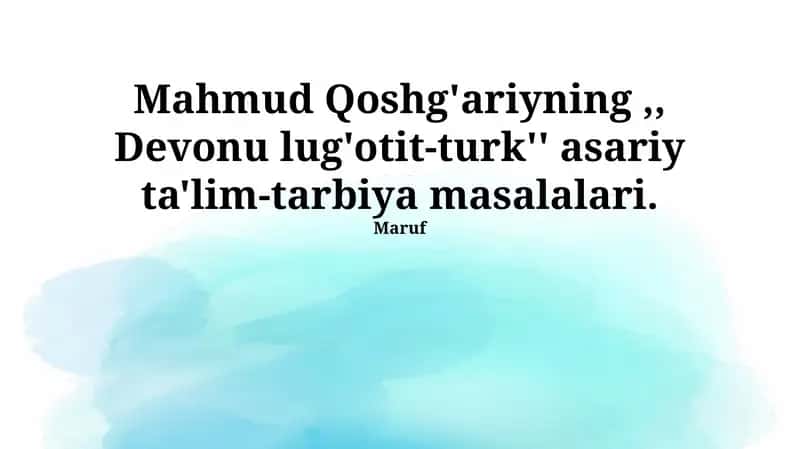 Devonu lug'otit-turk 1