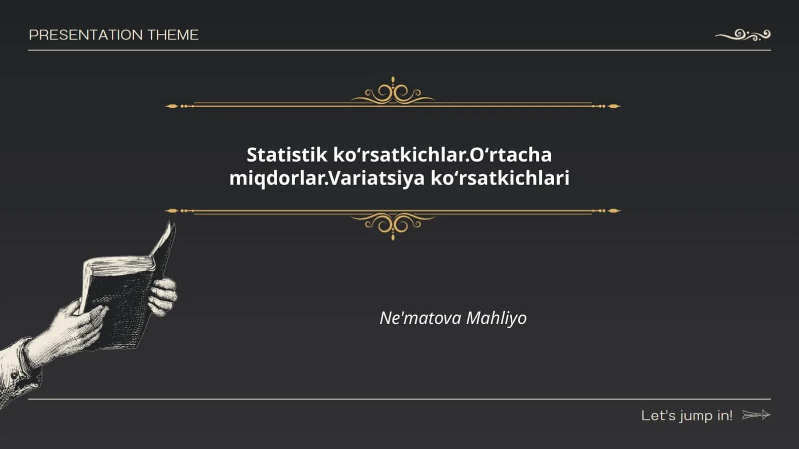 O'rtacha arifmetik 1