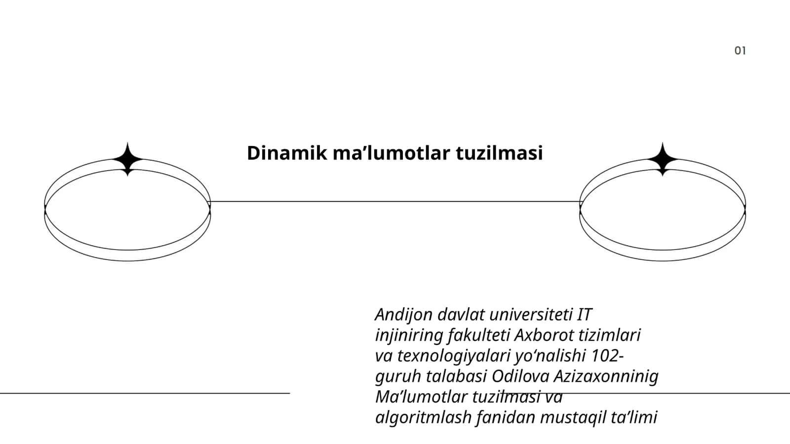 Dinamik maʼlumotlar tuzilmasi 1