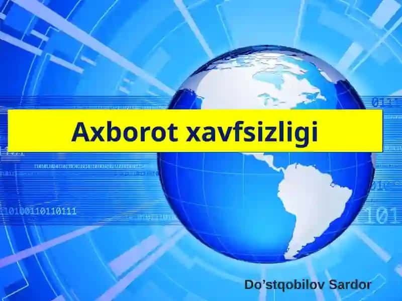 Axborot xavfsizligi
