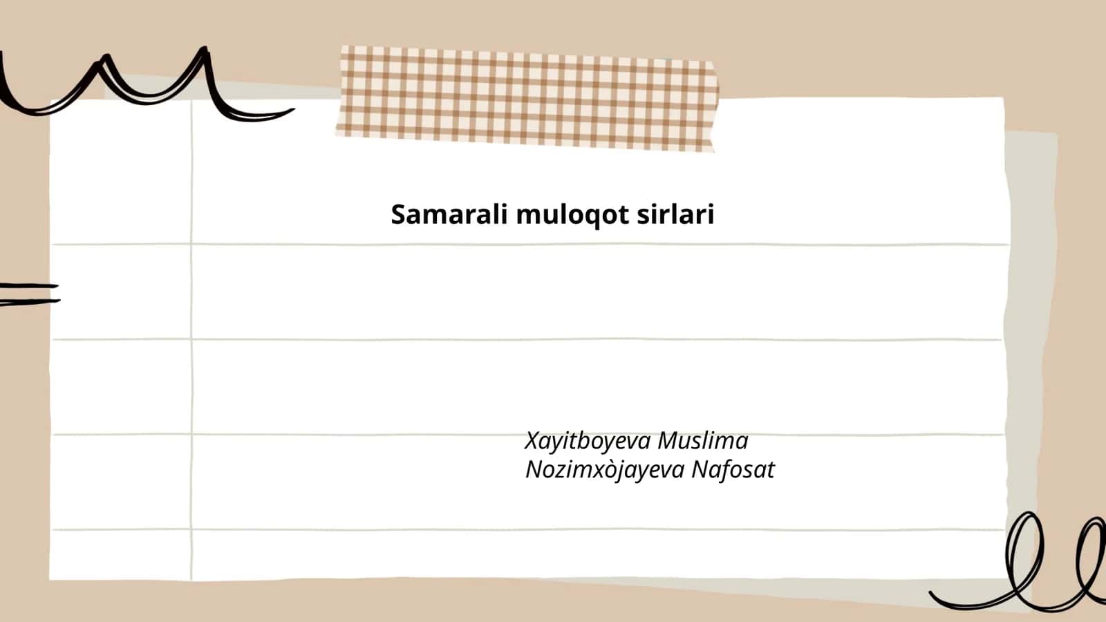 Samarali muloqot sirlari 1