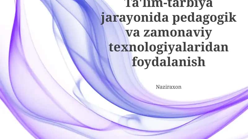 Ta'limda dasturiy ta’minot 1