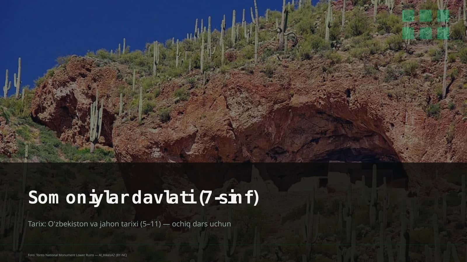 Somoniylar davlati (7-sinf) 1