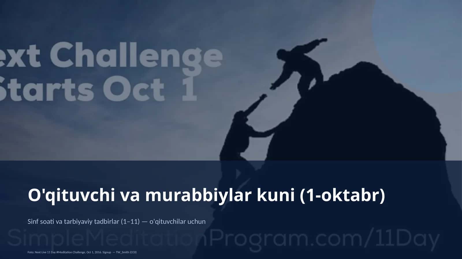 O'qituvchi va murabbiylar kuni (1-oktabr) 1