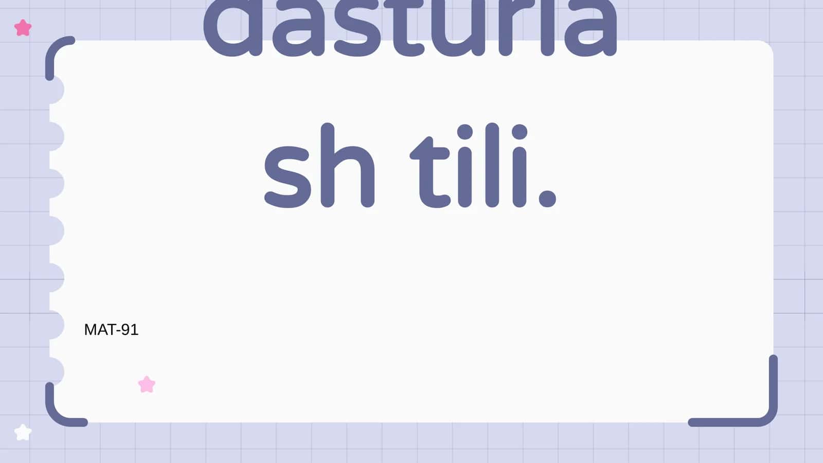 Java dasturlash tili 1
