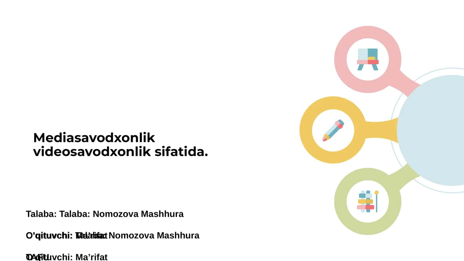 Mediasavodxonlik tushunchasi 1