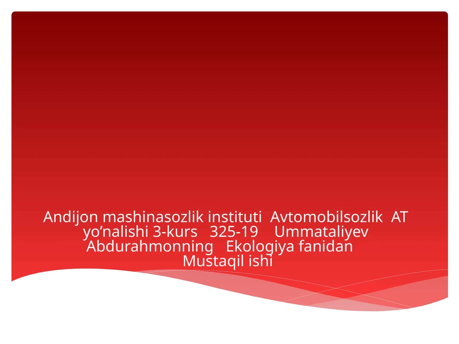 Avtomobilsozlik AT 1