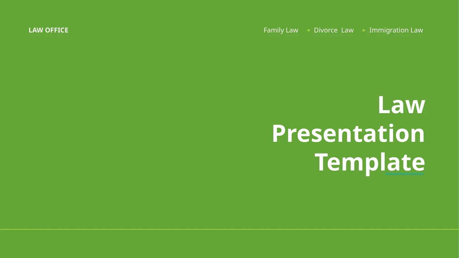 Law Presentation Template 1