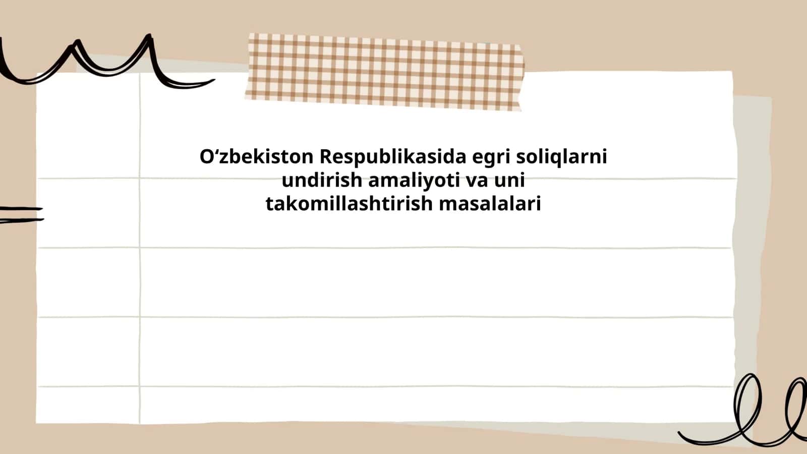 Egri soliqlarni undirish amaliyoti va unitakomillashtirish masalalari 1