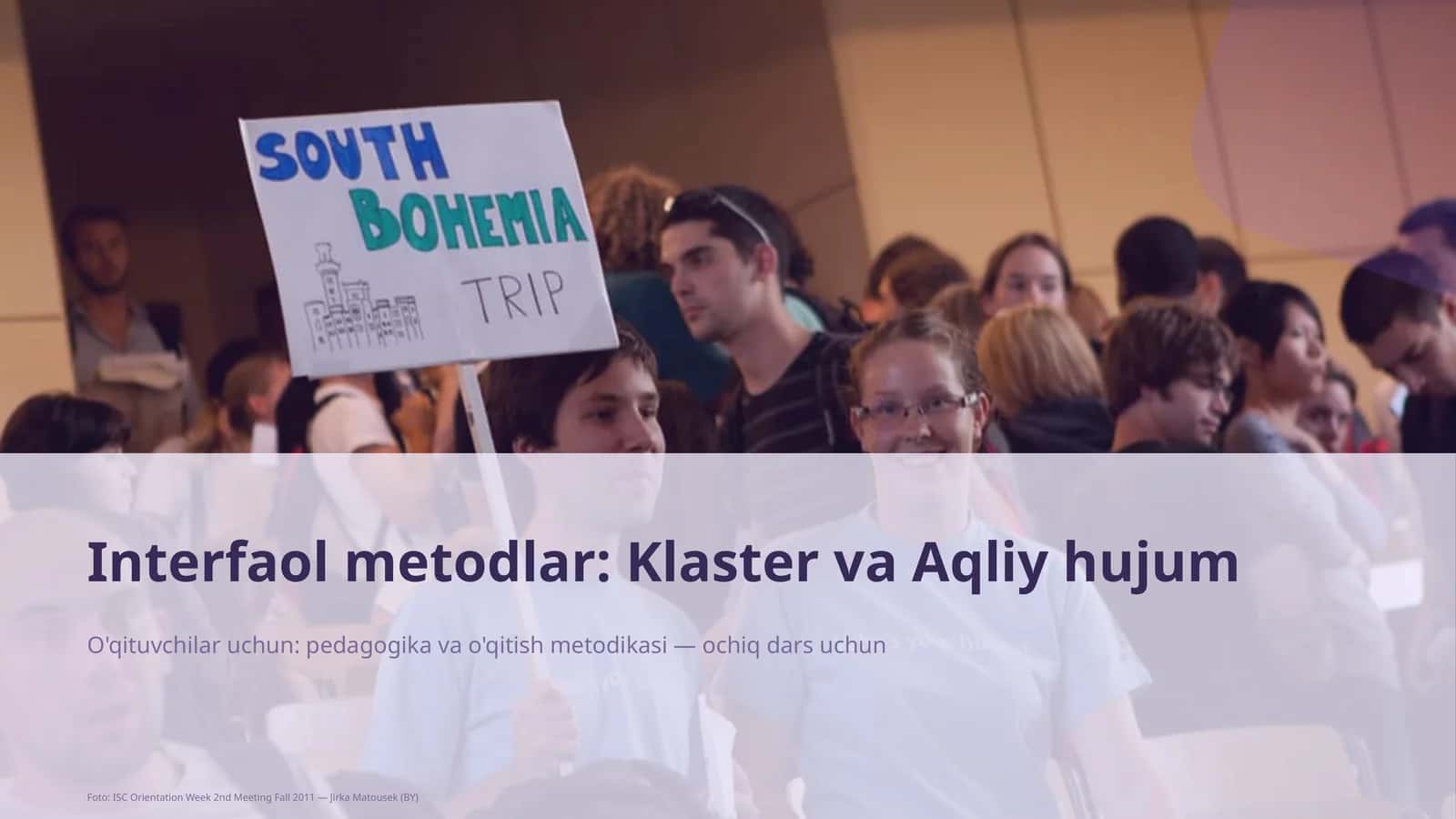 Interfaol metodlar: Klaster va Aqliy hujum 1