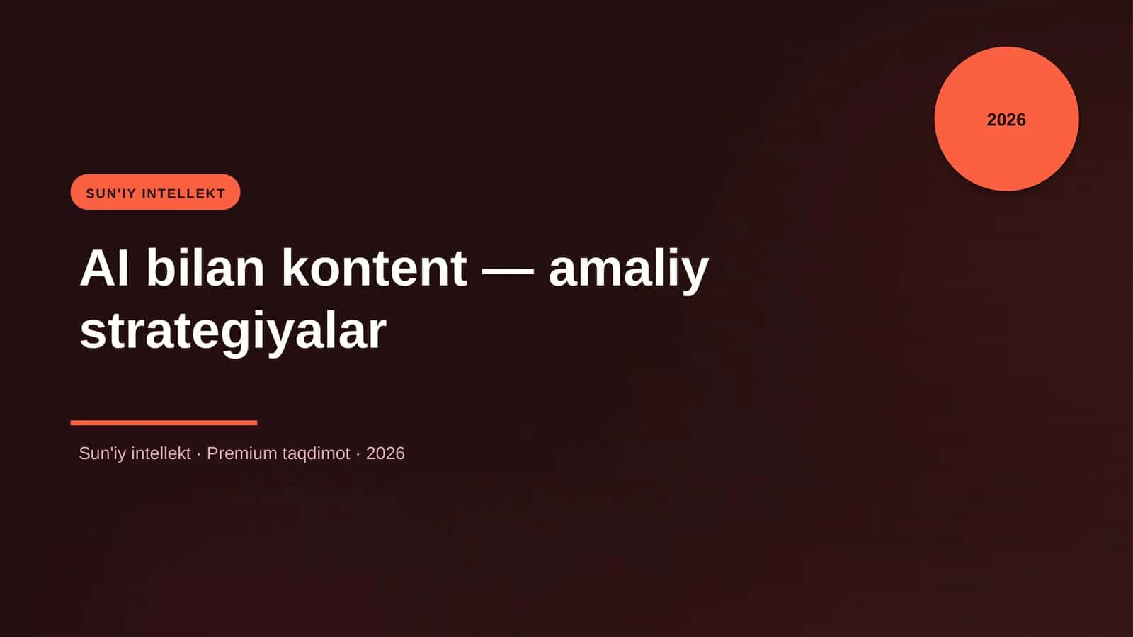 AI bilan kontent — amaliy strategiyalar 1